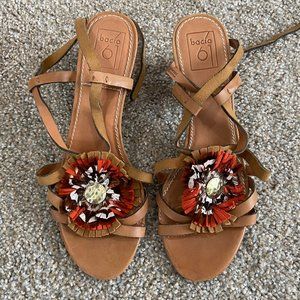 Bacio Strappy Floral Sandals